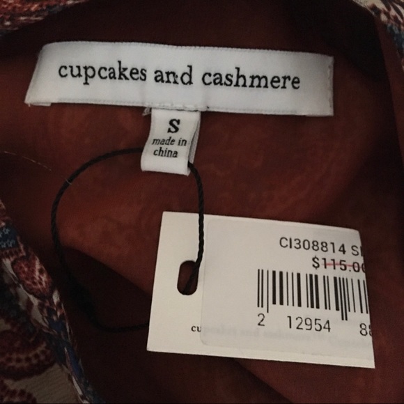 CUPCAKES AND CASHMERE Malory Star Paisley Dress - Picture 4 of 6